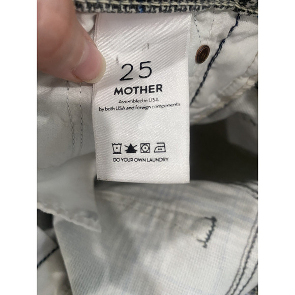 Mother Pants Womens Size 25 The Insider Ankle Houndstooth Preppy Academia Office - Picture 9 of 16